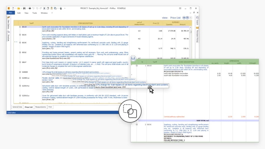 Aufmass Software Primus Acca Software